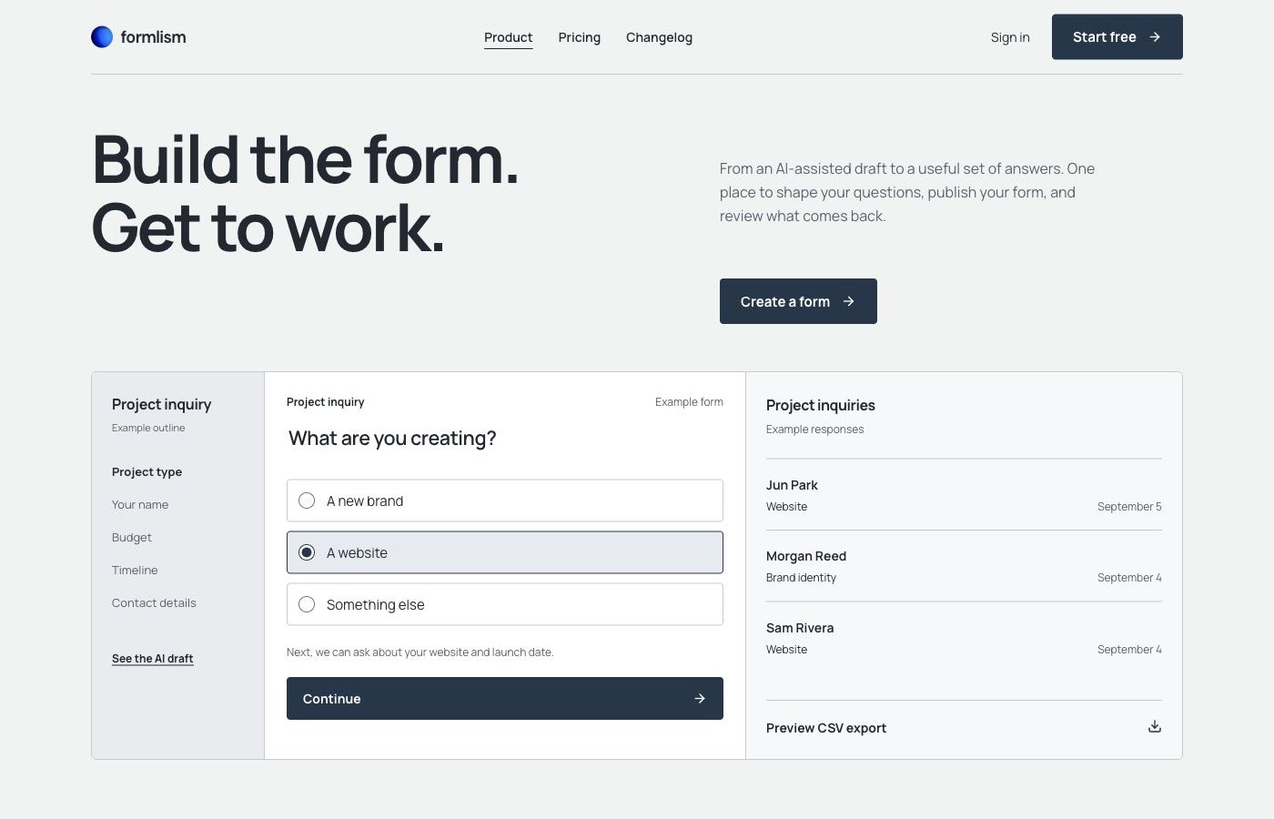 Graphite desk homepage preview