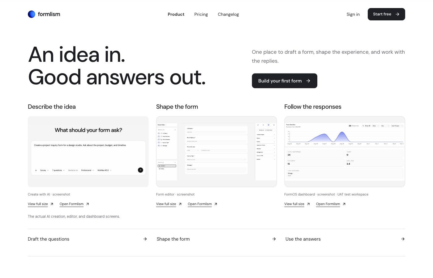 Pure Flow homepage